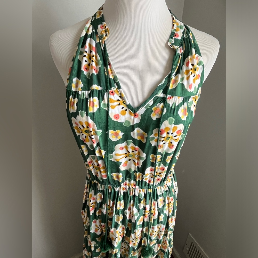 Gorgeous Green Printed Maxi dress! - Picture 7 of 11